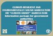 Climate resilient and environmentally sound agriculture - Module 6