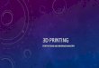 3D printing for the Food and Beverage Industry-Jeffrey Lipton