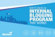 How to Create an Internal Blogging Program that Works