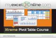 Excel Pivot Table Course Syllabus