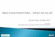 Open data - GIG April 2015