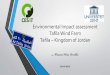 EIA for Al Tafila wind farm