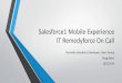 Salesforce1 Mobile Experience - Remedyforce On Call