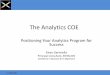 The Analytics CoE: Positioning your Business Analytics Program for Success