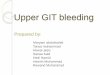 Upper gastrointestinal bleeding