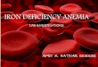 Iron deficiency anemia Investigations