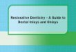 Restorative Dentistry – A Guide to Dental Inlays and Onlays