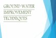 Groundwater improvement techniques