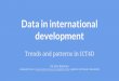 Data in international development/ICT4D