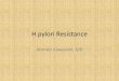 H pylori resistance