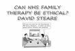 Can nhs family therapy be ethical AFT Conference September 2014