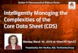 Ann Rockley — Managing the Complexities of the Core Data Sheet (CDS)