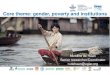 WLE Core Theme: Gender Poverty and Institutions