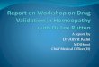 Report on drug validation workshop16 - 17 feb 2015