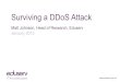 Surviving a DDOS Attack