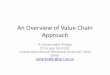 An Overview of Value Chain Approach