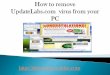 Update laRemove UpdateLabs.com Pop up Adware from your Windows System Completelybs.com  -