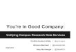 RDAP 15: You’re in good company: Unifying campus research data services