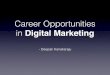 Career Opportunities in Digital Marketing