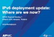 ARM 7: IPv6 deployment - where are we now?