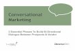 Conversational Marketing: 3 Essential Phases To Build Bi-Directional Dialogue Between Prospects & Vendors