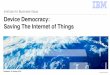 Saving The Internet of Things: Presentation to Facebook