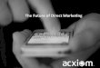 The Future of Direct Marketing - Implications for Publishing and Media