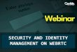 Security and identity management on WebRTC