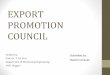nishit ambule   export promotion councils presentation