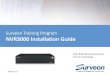 Surveon NVR3000 Megapixel RAID NVR Installation Guide