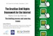The Brazilian Civil Rights Framework for the Internet (Marco Civil da Internet): The drafting process and some key issues