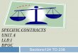 Llb i bpoc u 4 specific contracts sections124 to 238