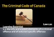 The Criminal Code of Canada (2)