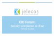 Security, Compliance and Cloud - Jelecos