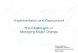 Implementation and Deployment - Best Practices for Managing Change
