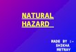 Natural hazards by SHIKHA METRAY
