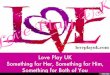 Love Play UK, a sample of what you can find on our website