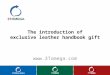 100% genuine leather handbook - an exclusive gift