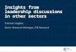 Leadership from Beyond the FE Sector - CFE