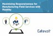 Maximizing Responsiveness for Manufacturing Field Services with Mobility