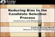 Bias in Candidate Selection 08-14-14