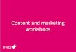 Content & Marketing Presentation