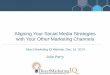 Aligning Your Social Media Strategies with Your Other Marketing Channels - Julie Perry