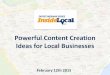 Powerful content creation ideas for local businesses