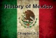 3-3 History of Mexico