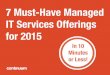 7 Must-Have Managed IT Services Offerings for 2015