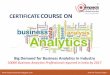 Big demand for business analytics in industry