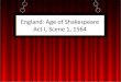 Age of Shakespeare Family and Town