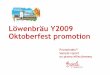 Report on the effectiveness of Y2009 Lowenbrau national promo