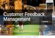 Customer Feedback Management Feb 2015 - Venuelabs